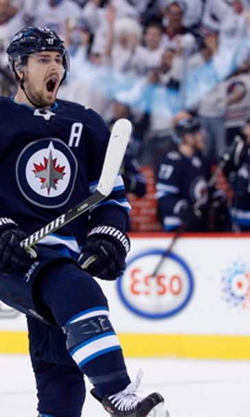 Joe Morrow breaks tie, Jets beat Wild 3-2 in Game 1